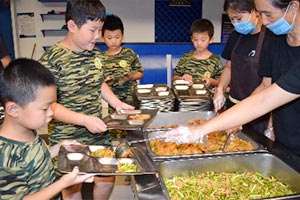 中小学生军事夏令营饮食保障